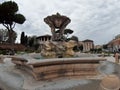 Roma - Fontana dei Tritoni in Piazza al Foro Boario